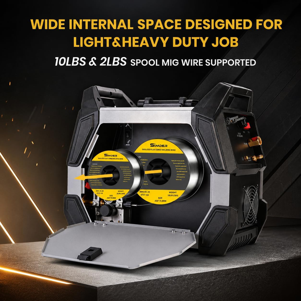 SSimder SD-4050 Pro 10-in-1 Aluminum MIG Welder Plasma Cutter Combo