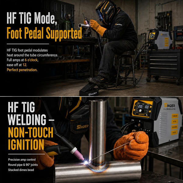 SSimder SD-4050 Pro 10-in-1 Aluminum MIG Welder Plasma Cutter Combo