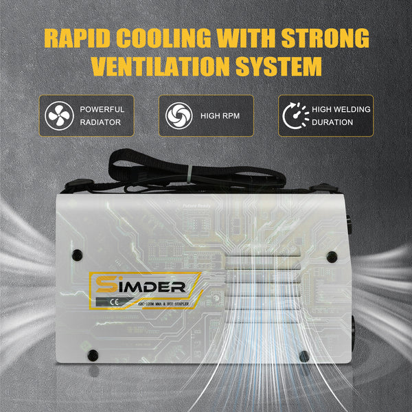 Saldatrice a elettrodo e pinzatrice a caldo SSIMDER ARC-120M