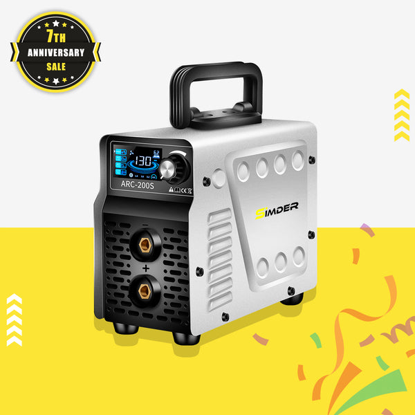 SSIMDER ARC-200S Stick Welder Lift Tig / Stick 2 in 1 Souding Machine