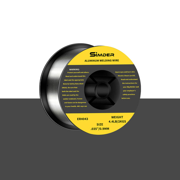 Cable de soldadura de aluminio de silicio ssimder ER4043 .035 "