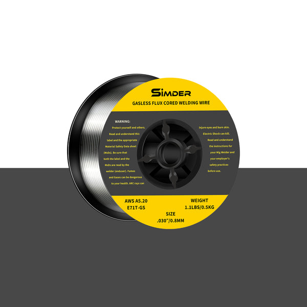 Ssimder Flux Core -Schweißdraht E71TGS.035 "2 Pfund