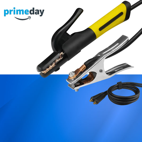 Ssimder Heavy Duty Electroder Holder & Ground Clamp Pack