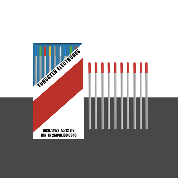Ssimder WT20 Red Tig-Schweißwolframelektrode 10-Pack