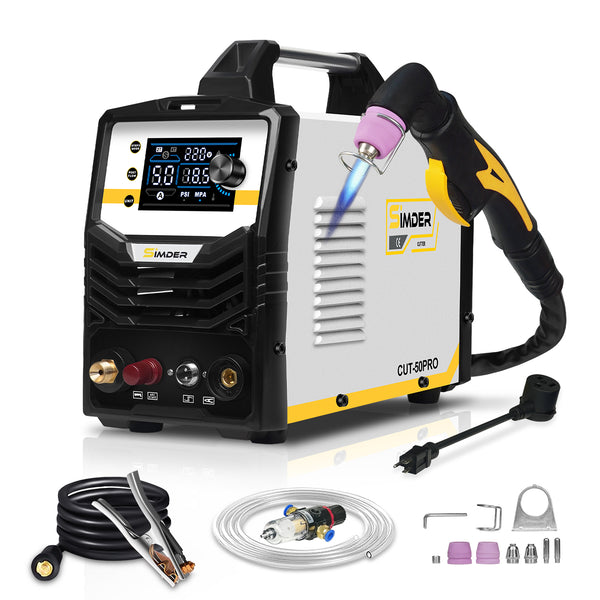 SSIMDER Upgraded CUT-50 PRO Pilot Arc Plasma Cutter