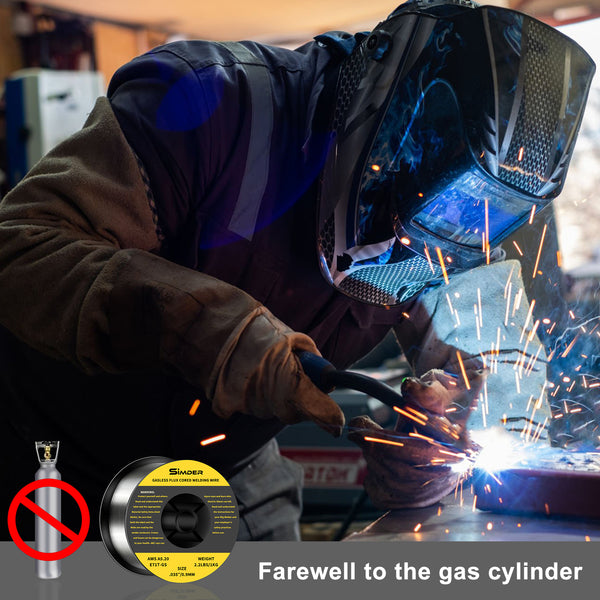 SSimder Flux Core Welding Wire E71TGS.035" 2lbs