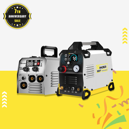 SSIMDER CUT-50PRO Pilot Arc Plasmaschneider + SD-5010PRO 5-in-1 Schweißgerät, Heißhefter und Lötkolben