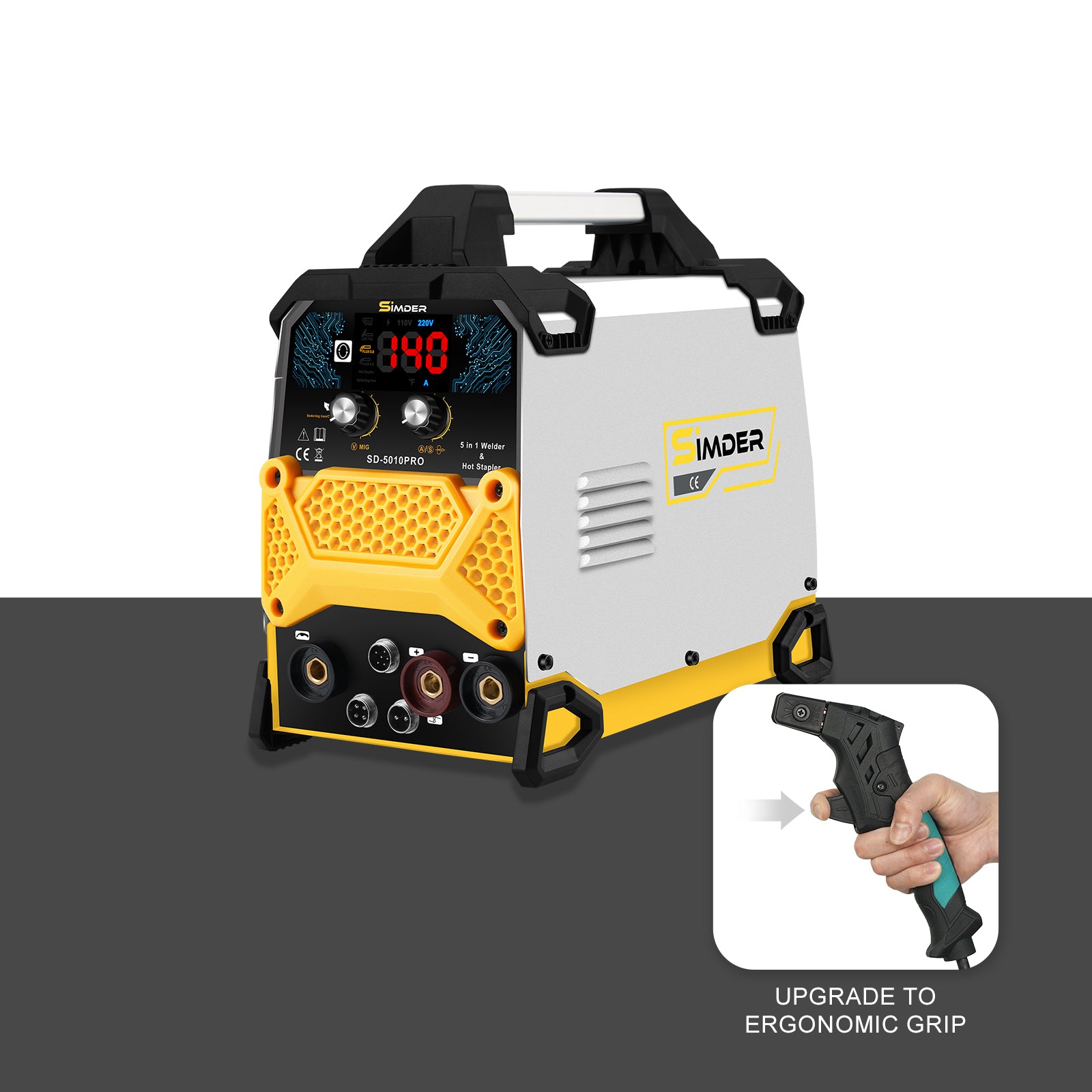 Saldatrice, pinzatrice a caldo e saldatore 5 in 1 SSimder SD-5010 PRO