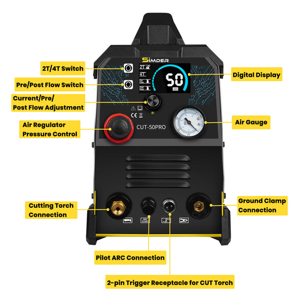 Canada-SSIMDER CUT-50 PRO Pilot Arc Plasma Cutter