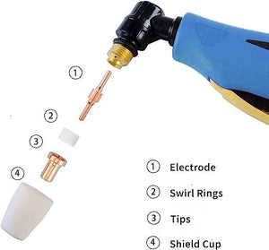 SSIMDER Plasma Cutter Torch Torch Consumibles Pack 65pcs