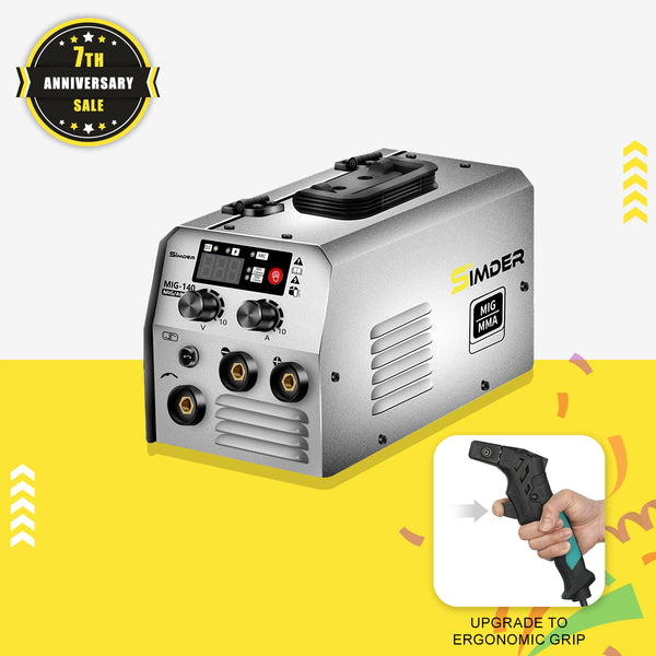DE-SSimder MIG-140S Gasless 2 in 1 MIG Welder