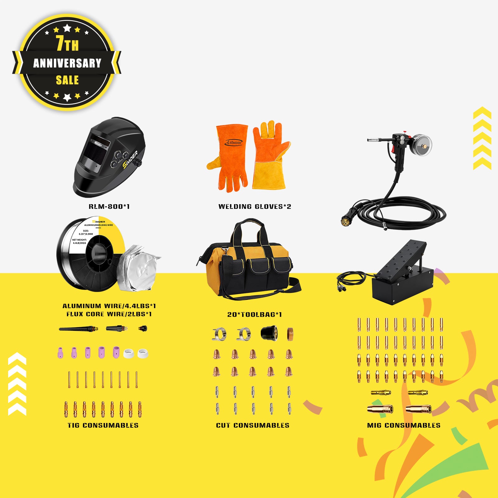 SSimder Luxury Welding Accessories For SD-4050Pro[2024]