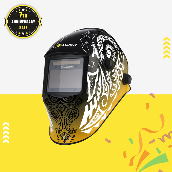 SSIMder Auto Verdunkelung True View Schweißhelm RL-500L
