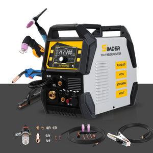 SSimder SD-4050 Pro 10-in-1 Aluminum MIG Welder Plasma Cutter Combo