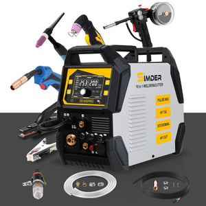 SSimder SD-4050 Pro 10-in-1 Aluminum MIG Welder Plasma Cutter Combo With Spool Gun