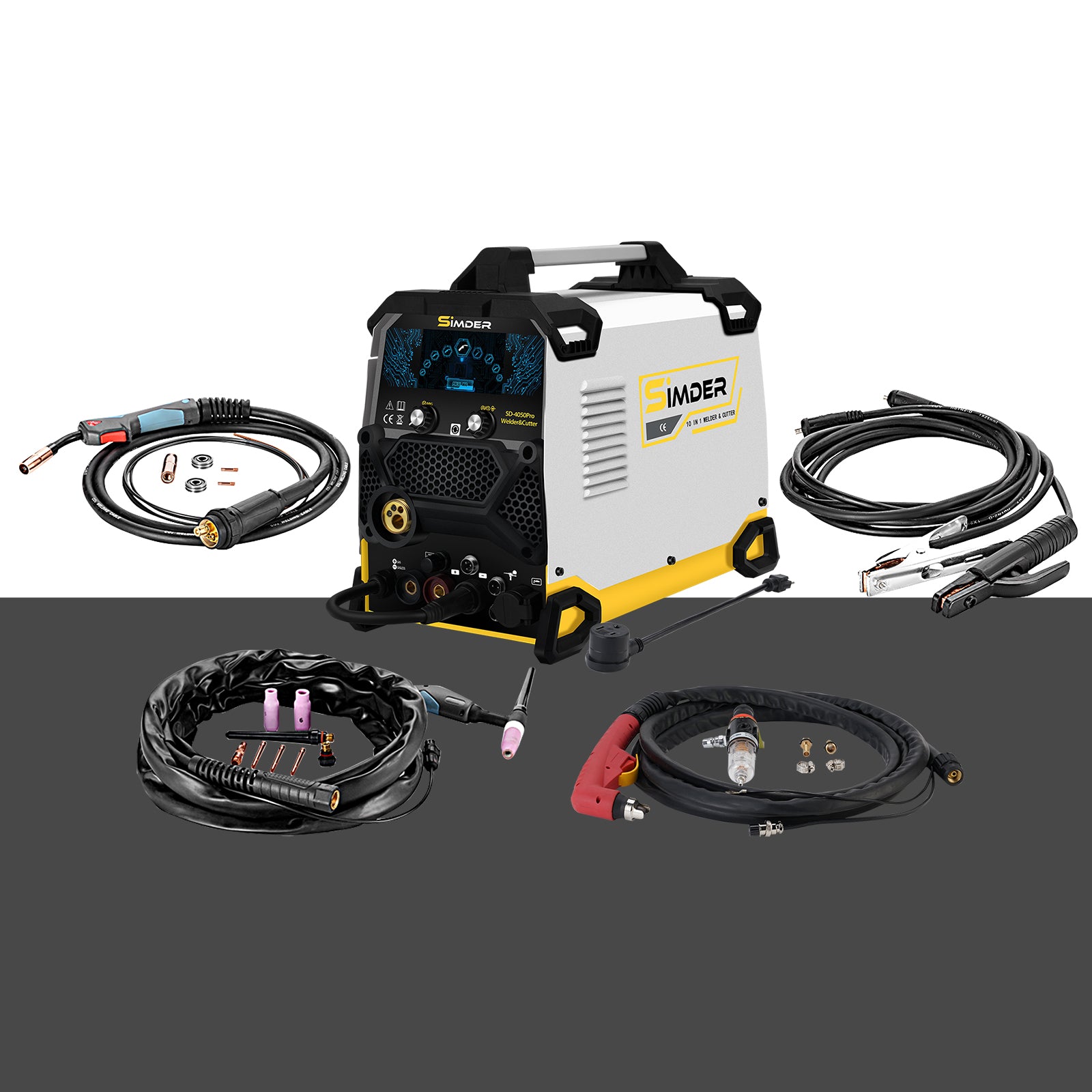 Saldatrice e taglierina in alluminio 10 in 1 SD-4050Pro (2024) aggiornata SSimder