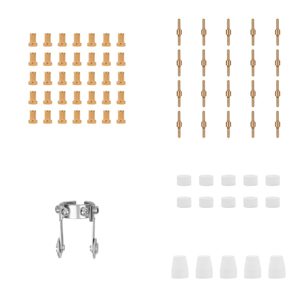 SSIMDER Plasma Cutter Torch Torch Consumibles Pack 65pcs