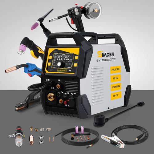 SSimder SD-4050 Pro 10-in-1  Aluminum MIG Welder Plasma Cutter Combo